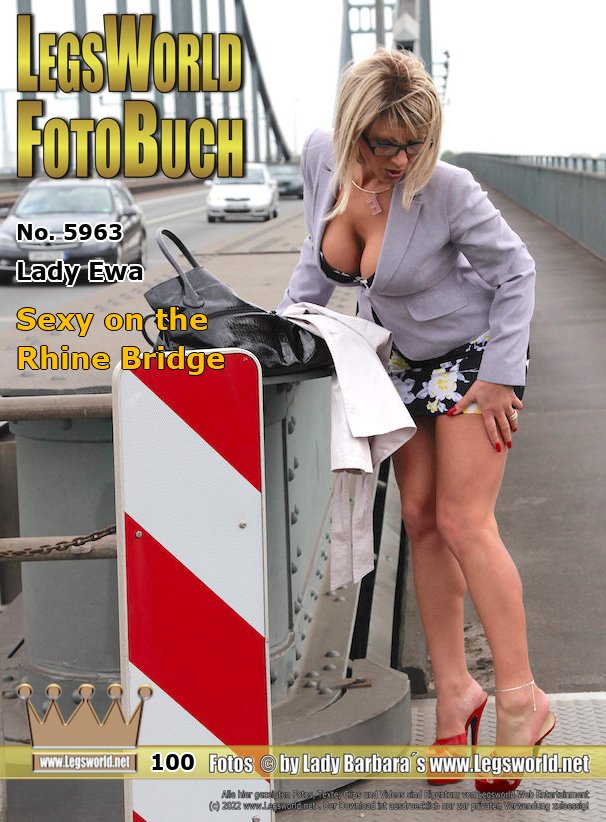 Ebook: 5963 - Lady Ewa
Sexy on the Rhine Bridge
For a cuckold it is always something cool when his Lady runs around as a living wanker´s object. In a short summerdress and 18 cm high heeled, bright red platformmules, Lady Ewa is walking today over the Rhinebridge in Krefeld, while her big boobs seem to fall out of her blouse. Again and again, drivers look furtively at the sexy Polish. But of course no one can stop there. Do they think she´s an ingenuous hooker at the wrong place?
