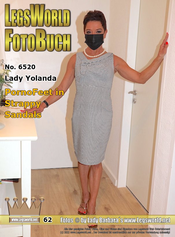 Ebook: 6520 - Lady Yolanda
PornoFeet in Strappy Sandals
Today Lady Yolanda shows you her hot feet in floaty summer sandals with extremely delicate toe straps. She was just downstairs shopping for a lipstick. There in the supermarket you can often see the Polish woman shopping in sexy sandals and sheer dresses, even in winter. The thin straps of todays shoes tie nicely into her toes. Do you want to see Yolanda in these stilettos while strolling in a shopping mall, follow her and secretly take photos from her with your mobile phone?