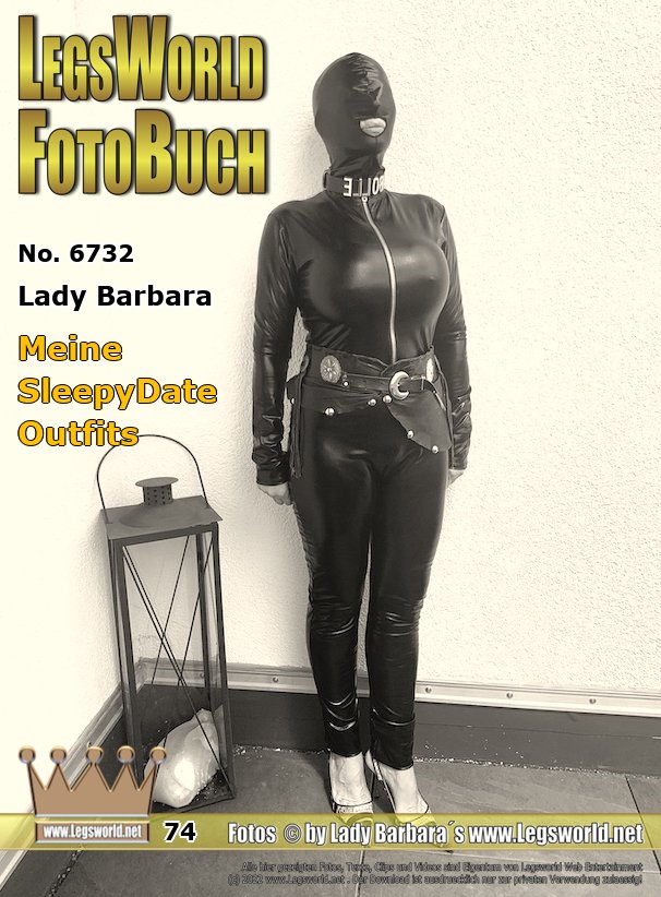 Ebook: 6732 - Lady Barbara
Meine SleepyDate-Outfits
Today I show you my outfits that I have planned for the SleepyDates in my VW bus. Various full body suits and high heels, just like some of you who have already made a date with me wished for. And my BOLLE collar. Most of the high heels are also bought directly from my feet. Just ask me.