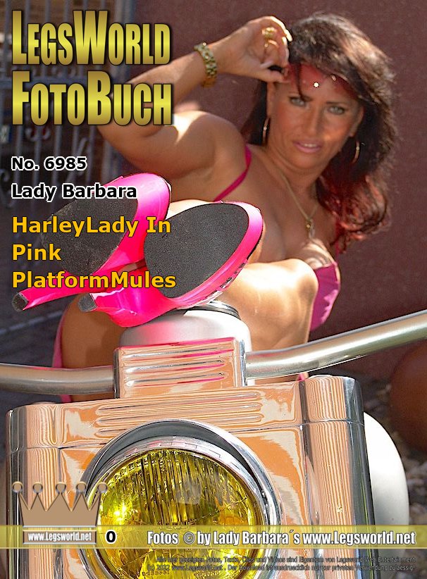 Ebook: 6985 - Lady Barbara
HarleyLady In Pink PlatformMules
Today I
