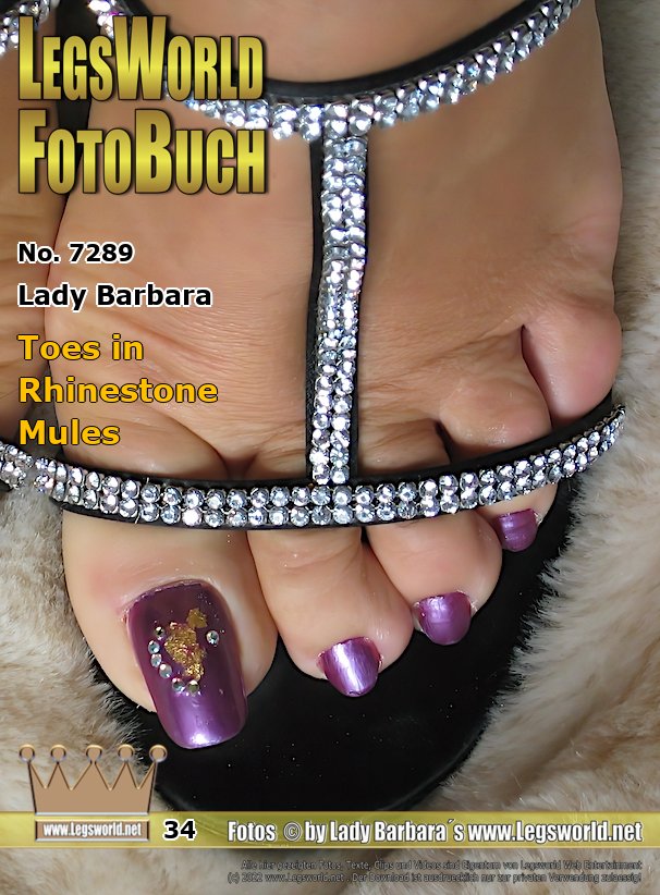Ebook: 7289 - Lady Barbara
Toes in Rhinestone Mules
Today I