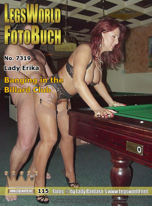 Ebook: 7319 - Lady Erika
Banging in the Billard Club
In this series you can see my adventures as Lady Erika from 1999 and 2000, which have never been posted on Legsworld before. Today you can see how I met with member Dirk in a billiards bar. At first the horny guy just wanted to get a face-sitting session and feel my pee, but then suddenly I had his cock in my mouth and a billiard cue in my pussy. A little later Dirky hammered me with his big dick from one orgasm to the other.