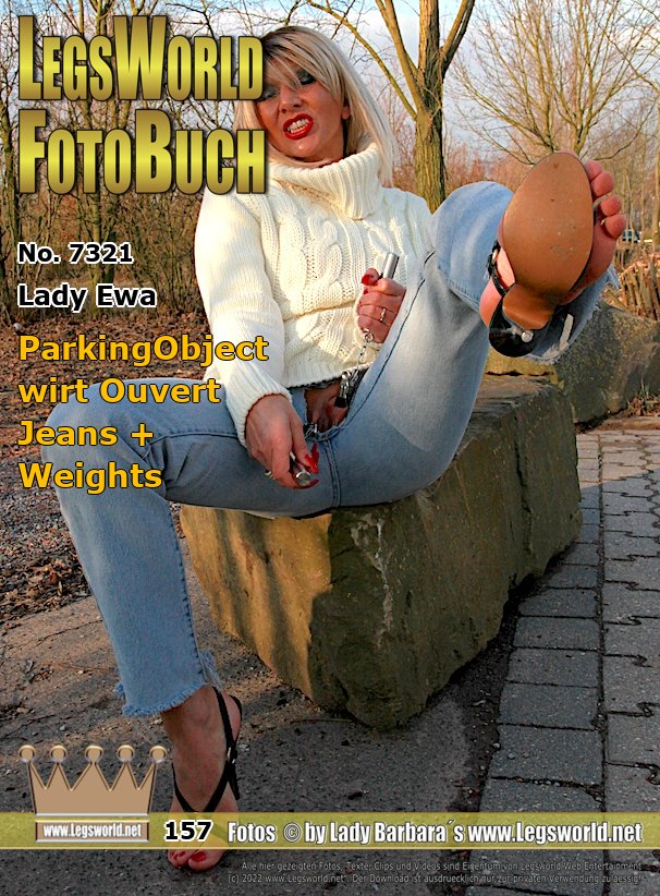 Ebook: 7321 - Lady Ewa
ParkingObject wirt Ouvert Jeans + Weights
Grandpa Erich had once again come up with something new and exciting today for his favorite wanking object: Lady Ewa has to stand in the cold forest parking lot with her white turtleneck sweater, crotchless jeans and strappy sandals on her feet. Heavy stainless steel weights hang from her long, sexy labia. The sexy Polish woman