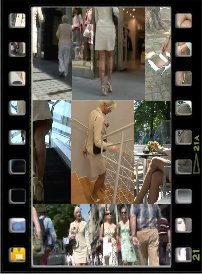 HD-Video with Lady Ewa : In an elegant beige costume, ultra-sheer, skin-colored nylons with seam and high-heeled pumps, Lady Ewa walked in this 18-minute video, frivolous through the city of Düsseldorf. On a bench the sexy Polish changed shoes and of course, she visited a shoe shop.