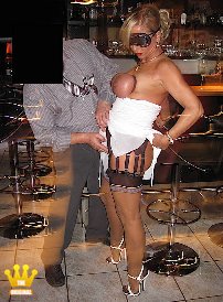 Lady Barbara : By demand of my members I did again one of my blind dates. At the exciting blind dates I wear a blindfold already before my guest comes in up to the point where hes gone. My guest can grope my body, test my squirting quality and then normally I must give him a blow job. I never know who has visited me on that day.
