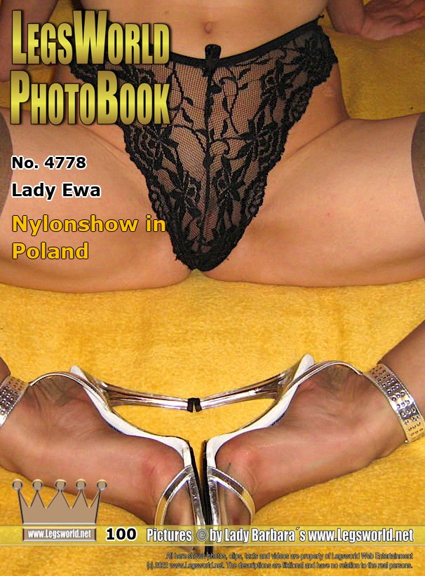 Ebook: 4778 - Lady Ewa
Nylonshow in Poland
The frivolous Ewa shows you in this update in an apartment from a member in Poland various sheer nylons on her long legs. Sheer nylons are always good for the hot blonde with the bald pussy. And in the white, transparent dress, the Sandals-Lady would be a coveted object in public.