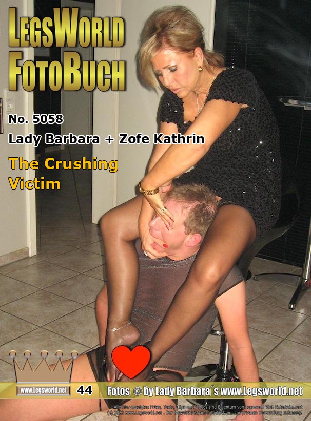 Ebook: 5058 - Lady Barbara + Zofe Kathrin
The Crushing Victim
Here you can see photos and clips from a date in my party room with a submissive crushing victim, which I treat with the help of my maid Kathrin. While I shut his mouth with a nylon foot, he is by the maid who is wanking his little prick , if he wants or not.