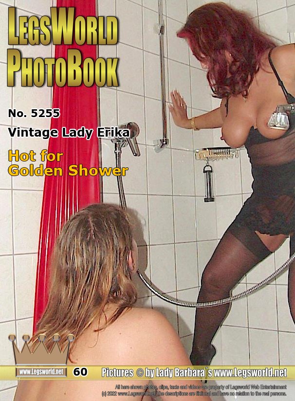 Ebook: 5255 - Lady Erika
Hot for Golden Shower
In this series you can see my adventures as Lady Erika from the years 1999 and 2000, which were previously never posted on Legsworld. Today I show you how Sabine visits me together with her husband. The two are a pee-hot couple from Oberhausen who visit me every now to get my golden shower. After they have tried extensively, the two still fuck before my eyes. It makes me so hot that I must rub my pussy to orgasm.
