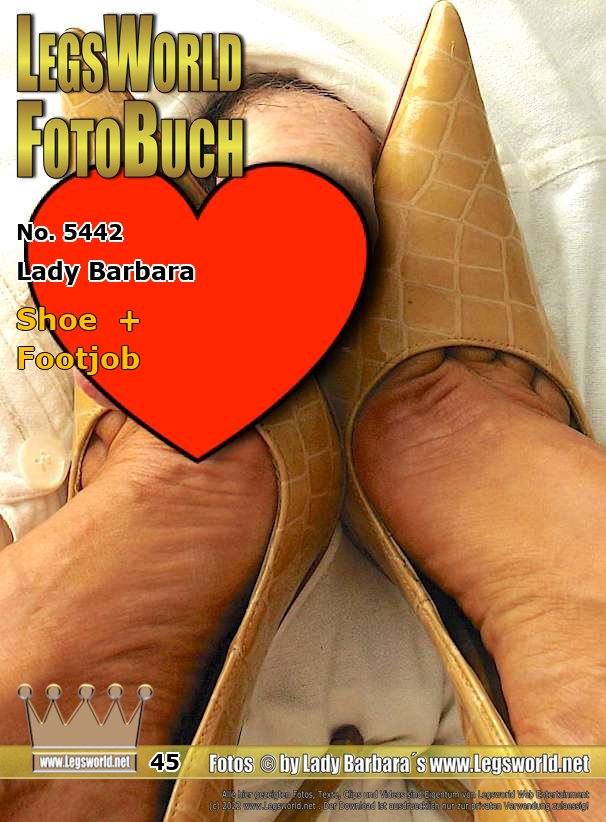 Ebook: 5442 - Lady Barbara
Shoe- + Footjob
If you also want to have a shoe job with my pointed designer pumps or a foot job with my super-long toenails, you have to be a member of my website. Then you, like this young man, may feel it all at your own, horny dick when I accept more members for dates. At the moment I still take care of my sick mom and can not make any dates.