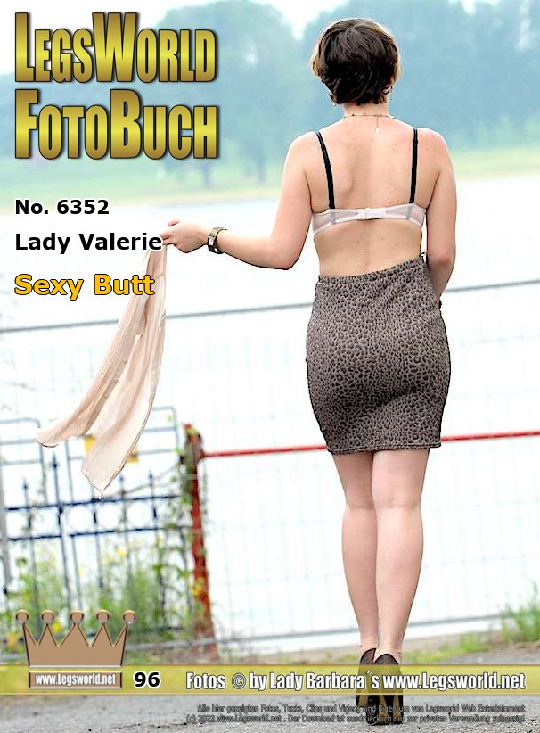 Ebook: 6352 - Lady Valerie
Sexy Butt
Valerie is out and about in a shabby neighborhood in Duisburg. The young Russian Lady continues to undress until she is only standing there in her sexy lingerie and pumps. This is how Valerie presents you her firm buttocks. Are there any horny bucks lying in wait somewhere that are secretly covering the young mare?
