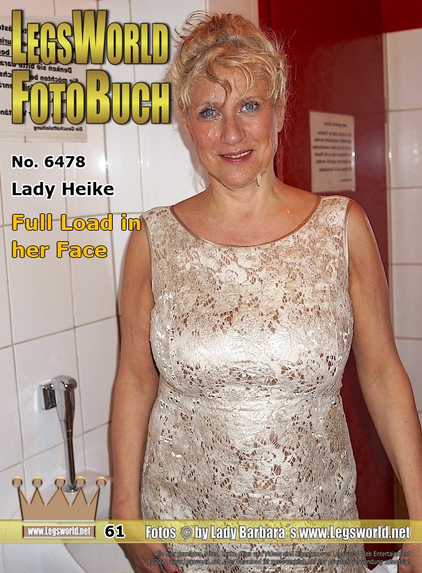 Ebook: 6478 - Lady Heike
Full Load in her Face
Today, needy Heike goes alone in a Porn Cinema. First she gets licked her horny cunt on a gyn chair. Then she had to do again what she does best: squat down and suck stinky foreign cocks. Most do not want to squirt in her mouth but into her face. Everything goes until the whole face of the horny blonde is completely covered with cum. The main thing is that the good dress stays clean. Because with that, Heike has to go to the coffee klatsch now.