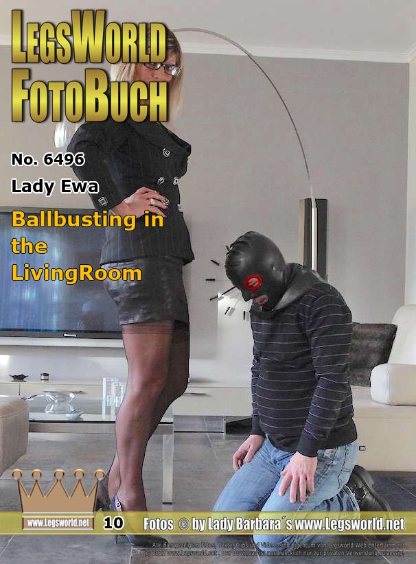 Ebook: 6496 - Lady Ewa
Ballbusting in the LivingRoom
Today Ill show you a series of photos and a 16min long video on the subject of ballbusting with the merciless Lady Ewa. You see how the harmless-looking, elegantly dressed Polish woman gives a lot of hard kicks with her stiletto pumps. Always into the balls of the participants is the blondes motto. Kicking the balls with such pointy pumps can be quite painful, Ill tell you.