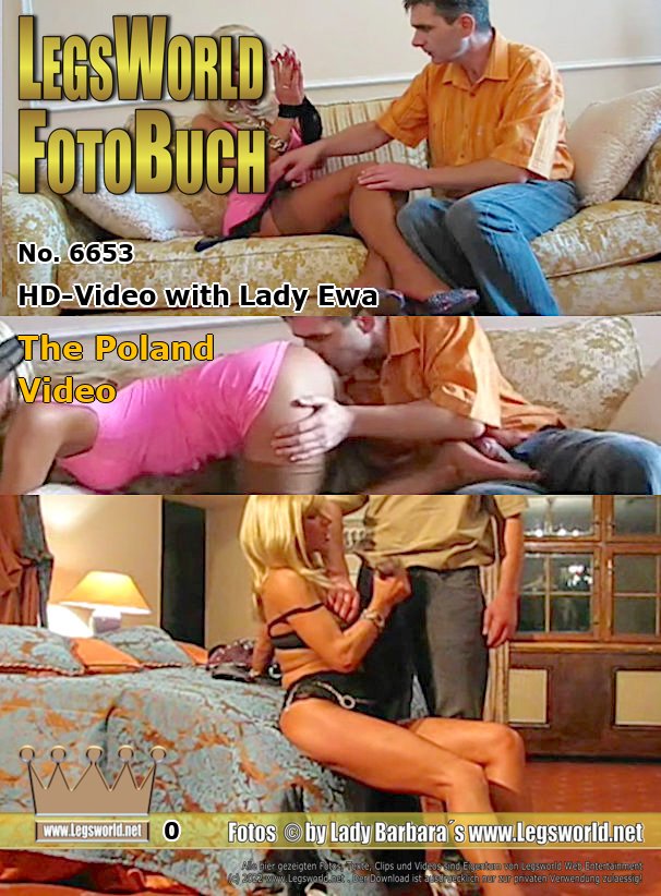 Ebook: 6653 - HD-Video with Lady Ewa
The Poland Video
Lady Ewa shows in a 1-hour video today nylon games with one of her lover in Poland. From facesitting to nylon footjobs you can see a lot. Again and again, the horny guy must smell and kiss the Ladys nylons. He blindfolds her with nylons and gets a footjob from her, then he gets a hand job with a nylon over his cock. And so it goes on ... Nylons ... Nylons ... Nylons ...