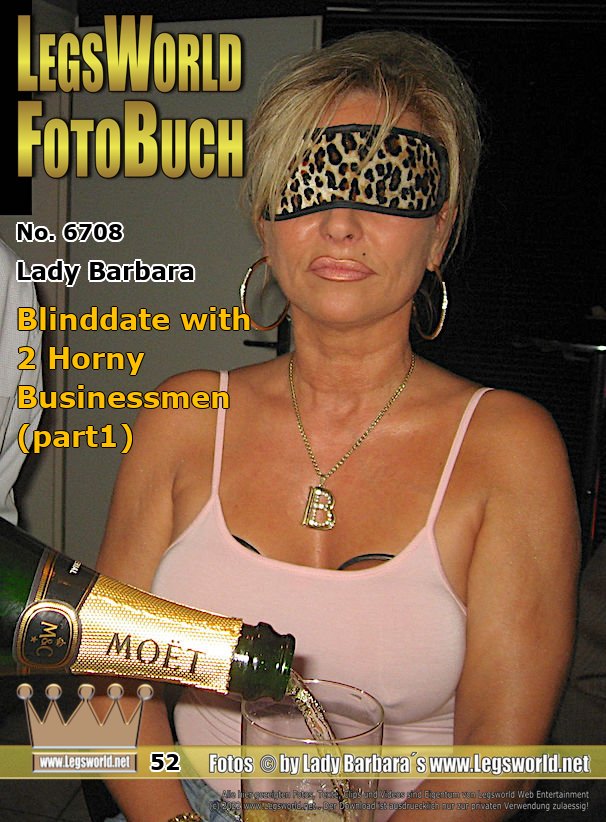 Ebook: 6708 - Lady Barbara
Blinddate with 2 Horny Businessmen (part1)
Thats how I like it best: when I cant see anything and am pleasantly surprised. When, after a polite Good evening, madam, cold hands immediately grab my feet and boobs or my crotch. Some time ago late in the evening, after a merry dance evening, I had a blind date with two horny businessmen. My husband wanted it like this: I had to wear a short denim skirt for the two of them, as well as tight breast rubber bands, high mules, a toe ring and a lot of jewellery. I felt like a rubber ducky with bling-bling.