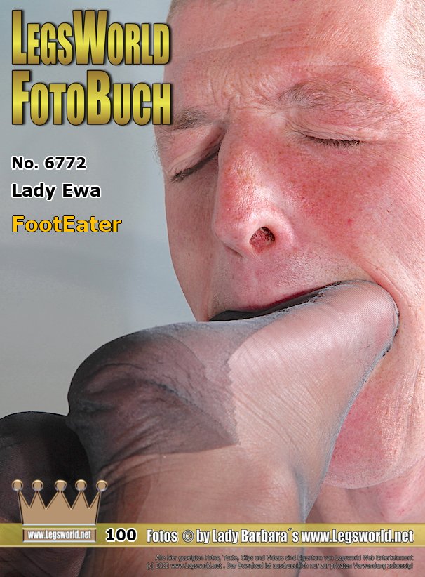 Ebook: 6772 - Lady Ewa
FootEater
This slave always wanted to lick and smell nylon feet. When he visited NylonLady Ewa he wanted to lick the whole foot at once. The Poland Lady then shoved one of her sexy fwwt deep into his mouth. Well, why shouldnt there be another deep throat? When she pulls it out again, you can see the wet nylons on the toes, wet with saliva.