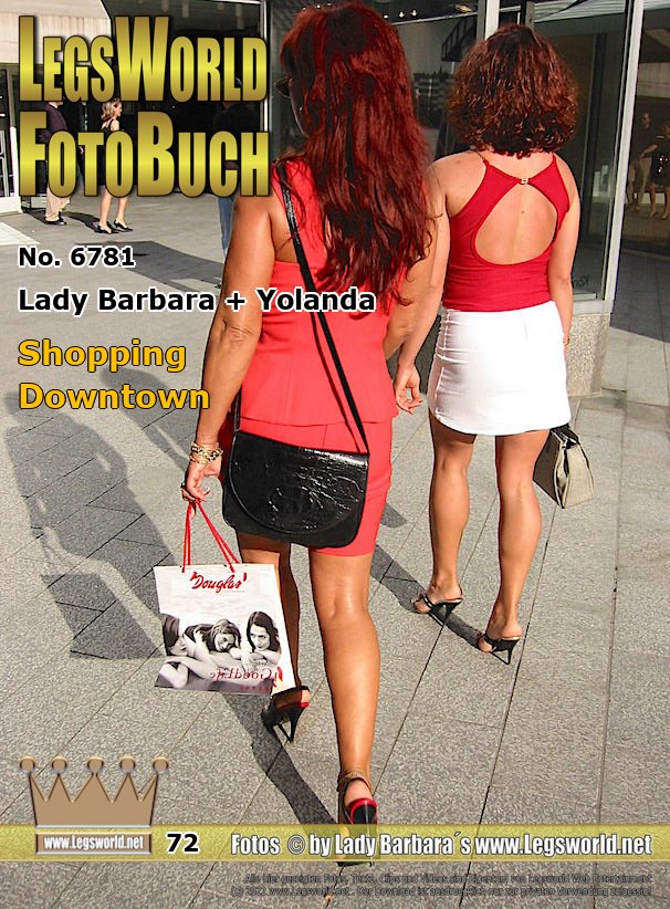 Ebook: 6781 - Lady Barbara + Yolanda
Shopping Downtown
In the late 1990s, I went on a sexy shopping spree on the Kö in Düsseldorf with my friend Lady Yolanda. Of course, we were most interested in the shoe shops. At the end of the tour I couldnt find the toilet in the parking garage, but peeing is also possible between the cars... I wonder if there was a camera there? By the way: Im sure some of you have already seen us styled like this in the city of Krefeld.