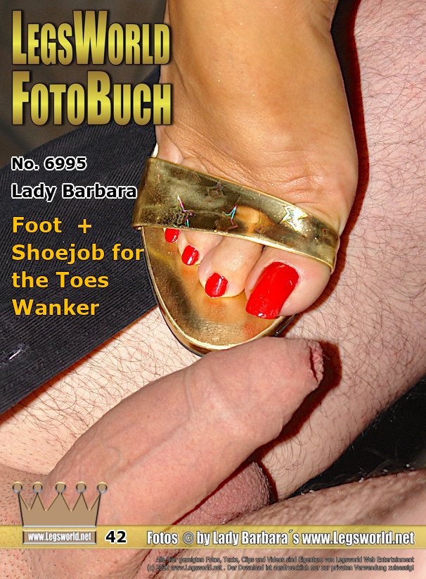 Ebook: 6995 - Lady Barbara
Foot- + Shoejob for the Toes Wanker
I carefully touch his limp cock with my mules toes. Today I