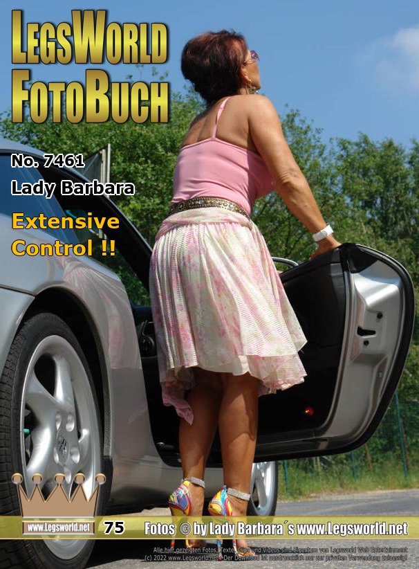 Ebook: 7461 - Lady Barbara
Extensive Control !!
When I arrive at a barrier in my Porsche, I have to get out of the car. First I have to pose outside in a dress, they say they know me: The PolenBabs from Krefeld. I have to open the hood and then take off my light summer dress. I