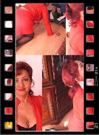 HD-Video with Lady Gina : Today there is the video for the date with member Werner. The elegantly dressed Lady Gina welcomes the pot-bellied user in her apartment in a costume, nylon stockings and an updo. While she sucks Werner
