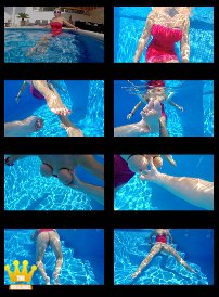 HD-Video with Lady Barbara : Here in Spain the temperatures are almost good for the pool, but it